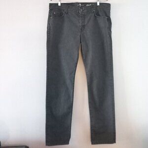 7 FOR ALL MANKIND size 38 standard grey jeans